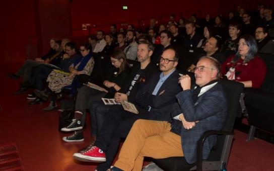 Blick ins Publikum der Preisverleihung von Coding da Vinci Westfalen-Ruhrgebiet