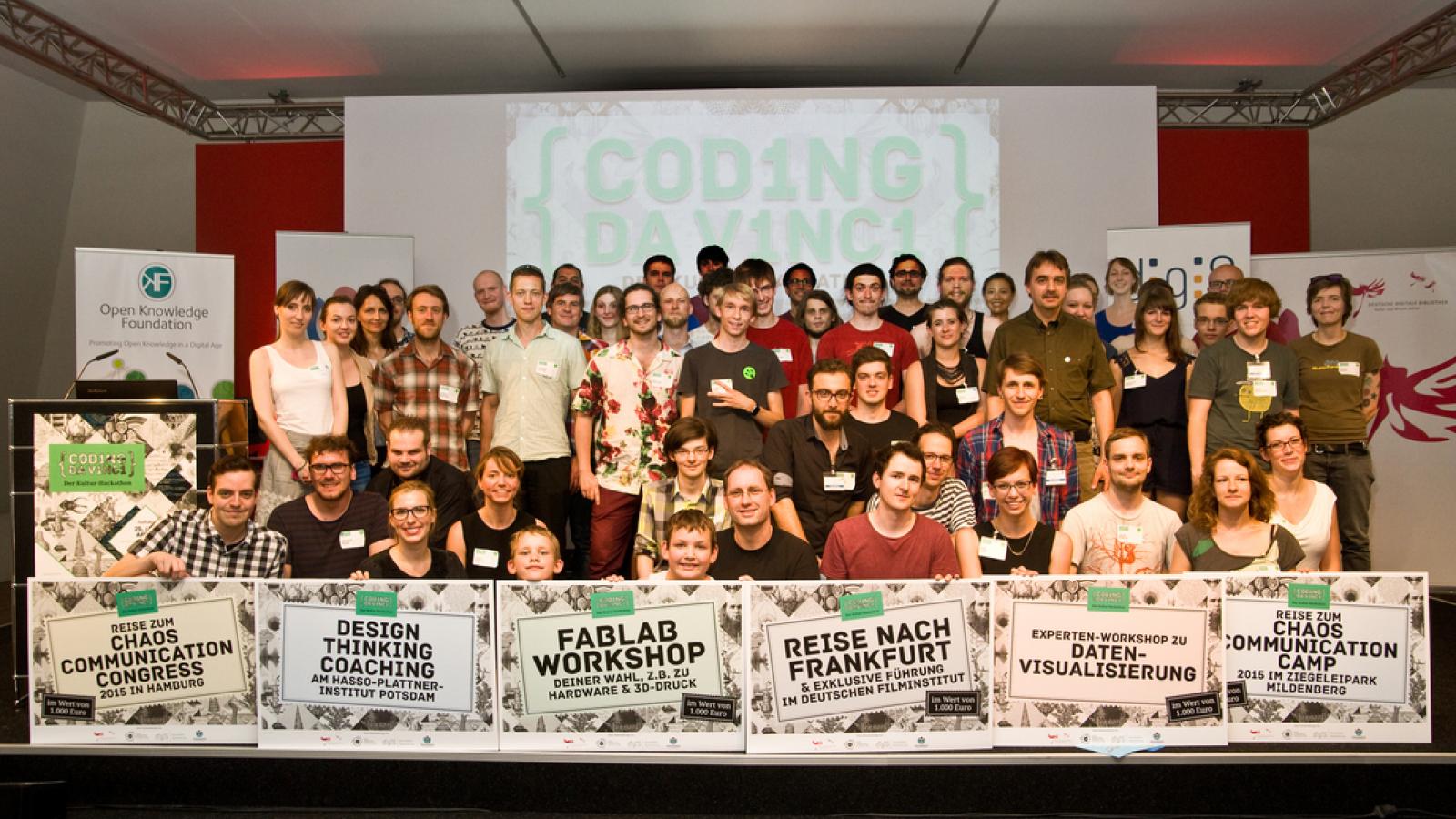 Siegerteams von Coding da Vinci Berlin 2015