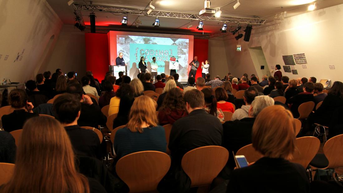 Das Publikum bei der Preisverleihung von Coding da Vinci Berlin 2017
