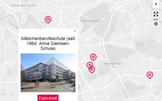 digitale Karte der denkmalgeschützten Gebäude in Niedersachsen