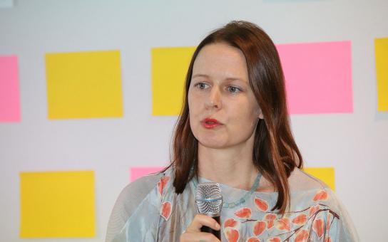 Ellen Euler bei der Konferenz Zugang gestalten