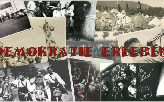 Collage aus historischen Aufnahmen einer Kinderrepublik